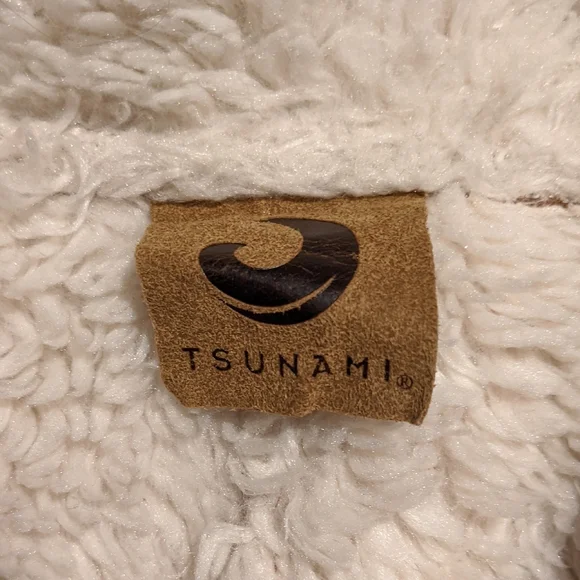 Tsunami Faux Shearling/Suede Button Up Teddy Jacket - Picture 2 of 6